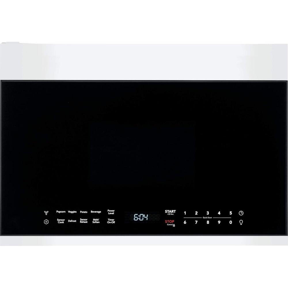 imageFrigidaire 14 Cu Ft Compact OvertheRange Microwave in White with Automatic Sensor CookingWhite
