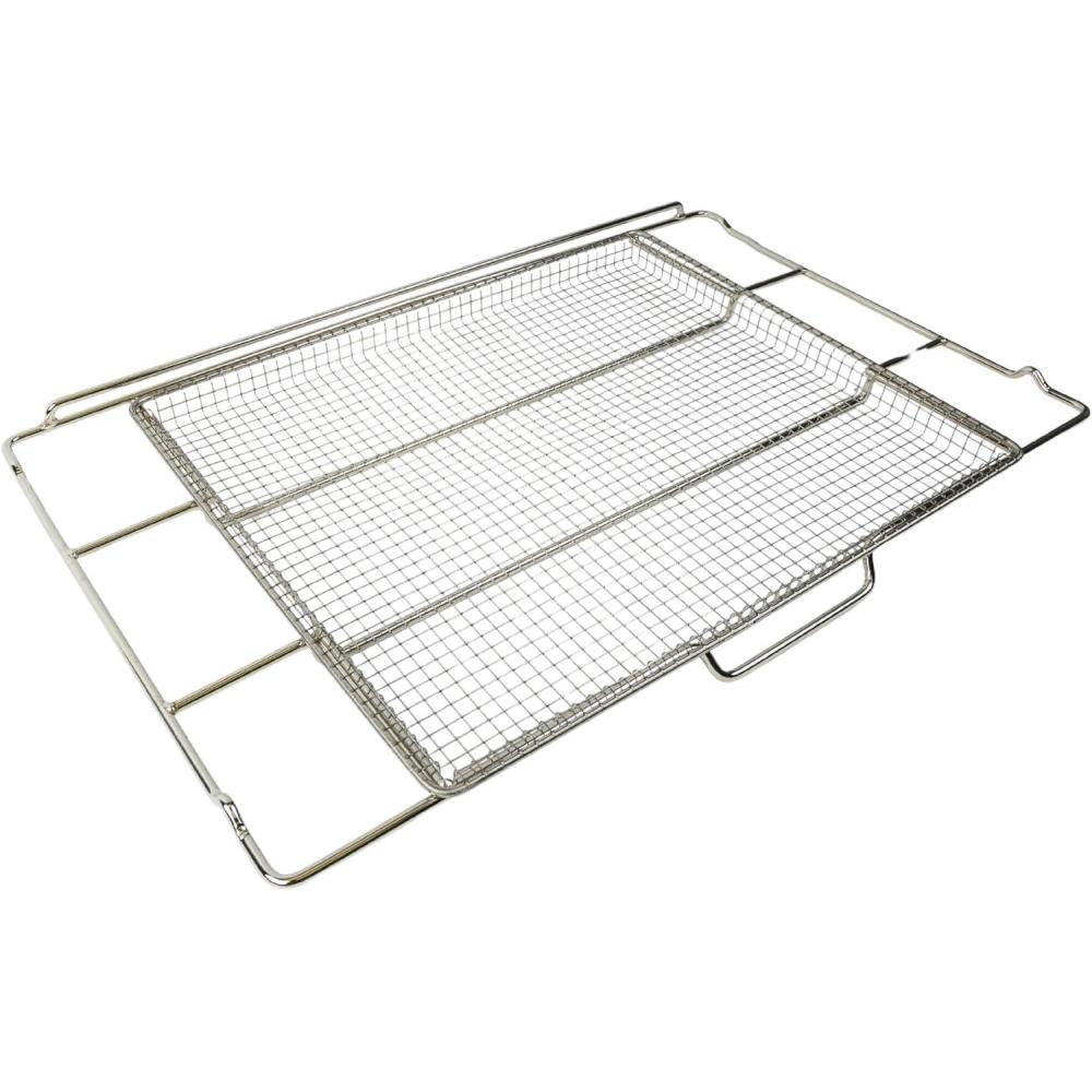 imageFrigidaire FRIGPEREAFT ReadyCook 30quot Air Fry Tray with Air Fry Basket and Oven Rack for Frigidaire Ranges and Wall Ovens