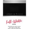 Frigidaire 1.4 Cu. Ft. Compact Over-the-Range Microwave in White with Automatic Sensor Cooking(Stainless Steel)