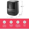 Frigidaire 3-in-1 Air Fryer, Large 5.3 QT Capacity, Digital Display, 3 Cooking Modes, 5 Recipe Presets, Automatic Shake Reminder, PFAS-Free Cooking Surfaces, Black(5-1 Air Fryer)