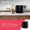 Frigidaire 3-in-1 Air Fryer, Large 5.3 QT Capacity, Digital Display, 3 Cooking Modes, 5 Recipe Presets, Automatic Shake Reminder, PFAS-Free Cooking Surfaces, Black(3-1 Air Fryer)