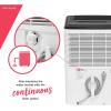 Frigidaire 50-Pint Portable Dehumidifier for Basement, Home, and Attic, 115V, Quiet Moisture Absorber for Humidity Control with Auto Shut-Off and Removable Water Bucket/Continuous Drain Option, White