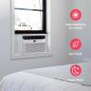 Frigidaire 6,000 BTU Window Air Conditioner with Remote Control, Cools Up to 250 Sq. Ft., Quiet Operation, Eco Mode, 3 Fan Speeds, Auto Restart, White