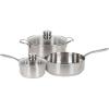 Frigidaire 11FFSPAN02 Ready Cook Cookware, 5-Piece, Stainless Steel, 5 Pieces(5 piece)