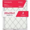 Frigidaire PureAir® 20″ x 25″ x 1″ MERV Allergen 8 Air Filter – 2 Pack