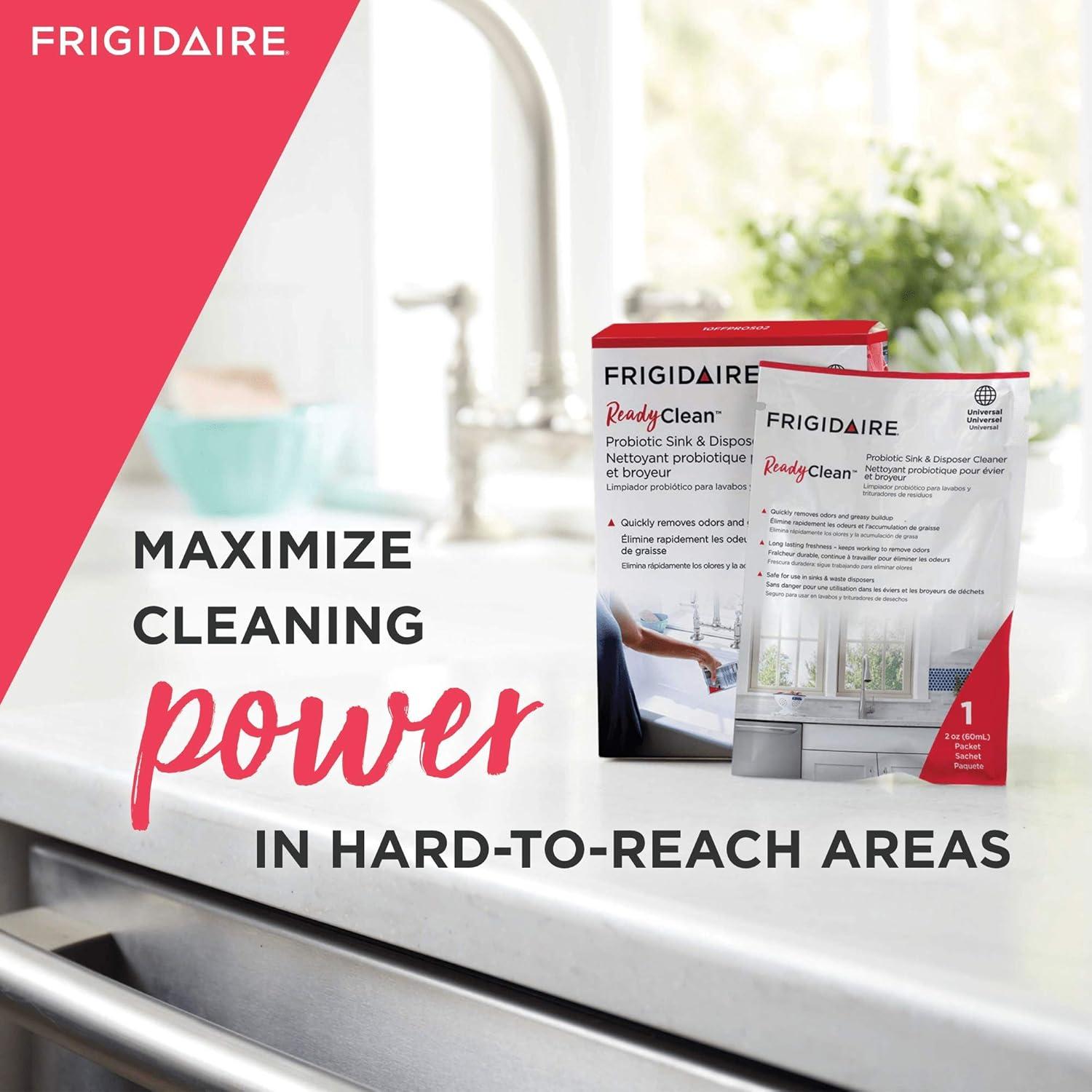 imageFrigidaire 10FFPROS02 ReadyClean Probiotic Sink ampamp Disposer Cleaner 6 Treatments1 Count Pack of 1