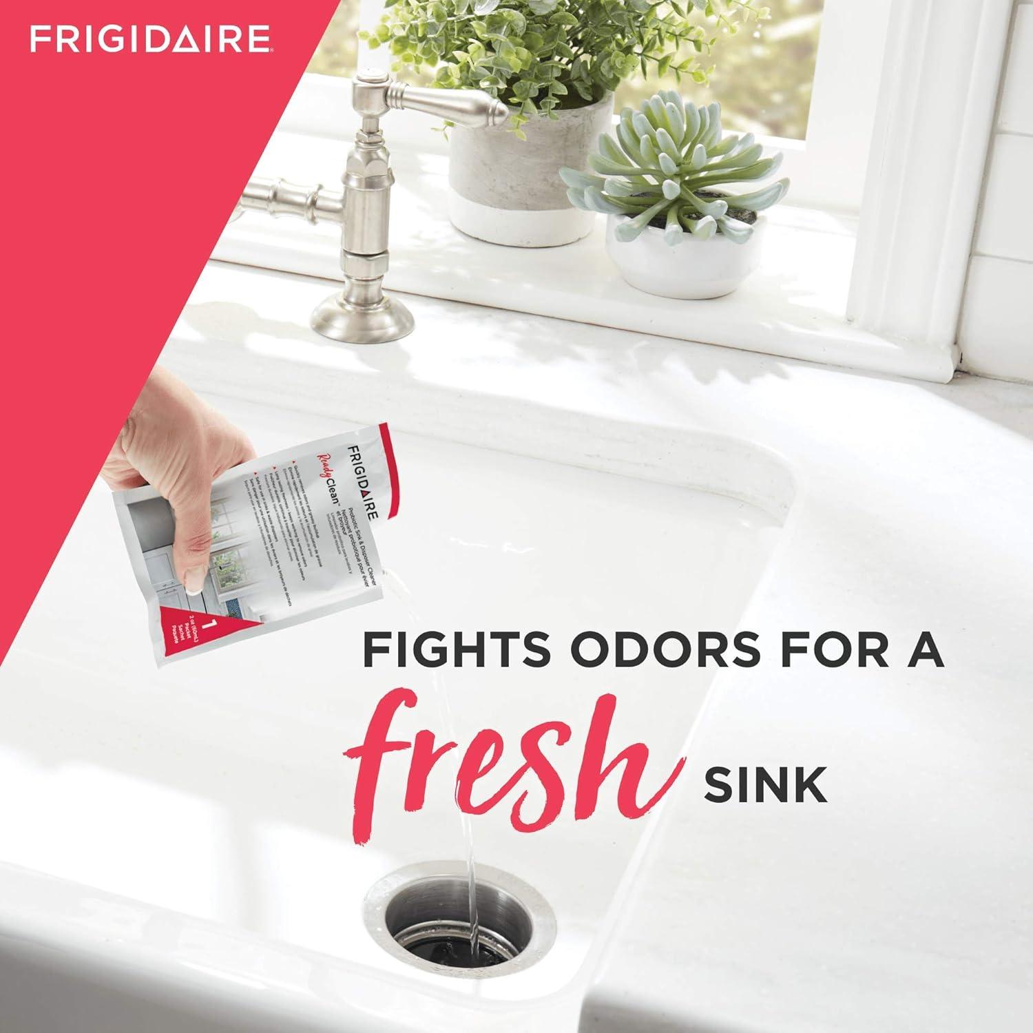 imageFrigidaire 10FFPROS02 ReadyClean Probiotic Sink ampamp Disposer Cleaner 6 Treatments1 Count Pack of 1