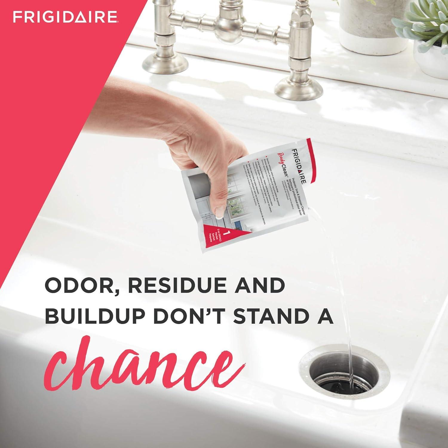 imageFrigidaire 10FFPROS02 ReadyClean Probiotic Sink ampamp Disposer Cleaner 6 TreatmentsLiquid