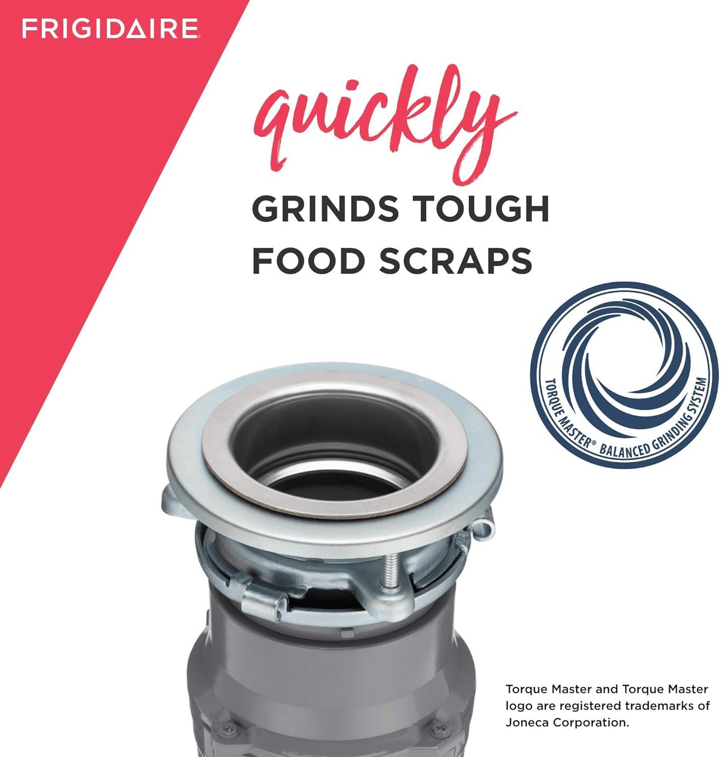 imageFrigidaire 13 HP Corded Garbage Disposal for Kitchen Sinks  FF03DISPC105 HP