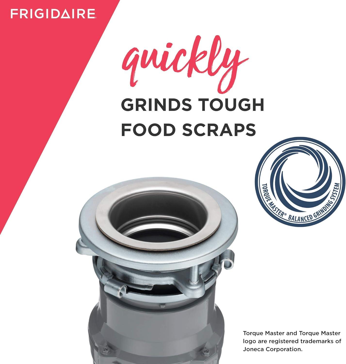 imageFrigidaire 13 HP Corded Garbage Disposal for Kitchen Sinks  FF03DISPC113 HP