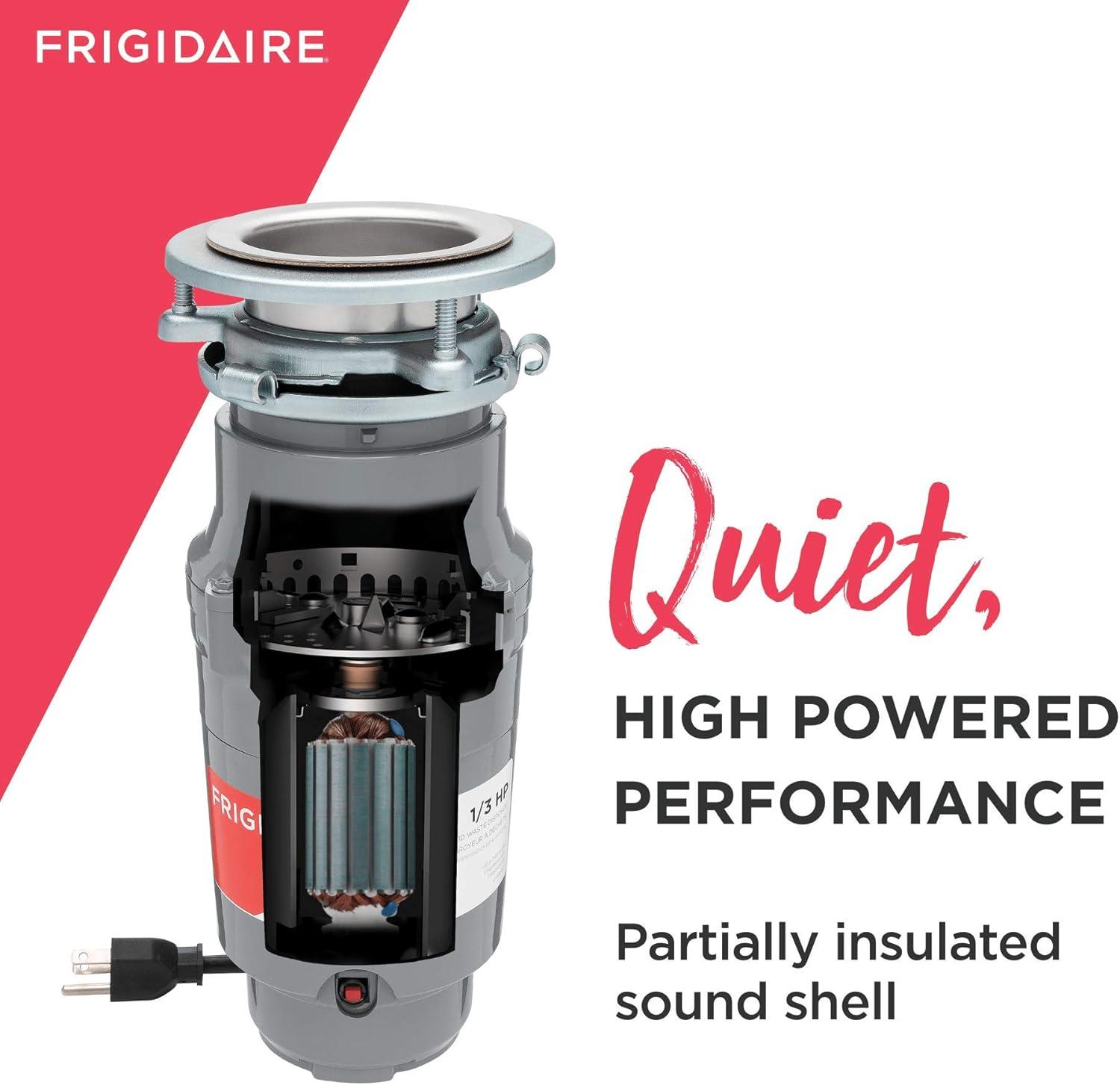 imageFrigidaire 13 HP Corded Garbage Disposal for Kitchen Sinks  FF03DISPC113 HP