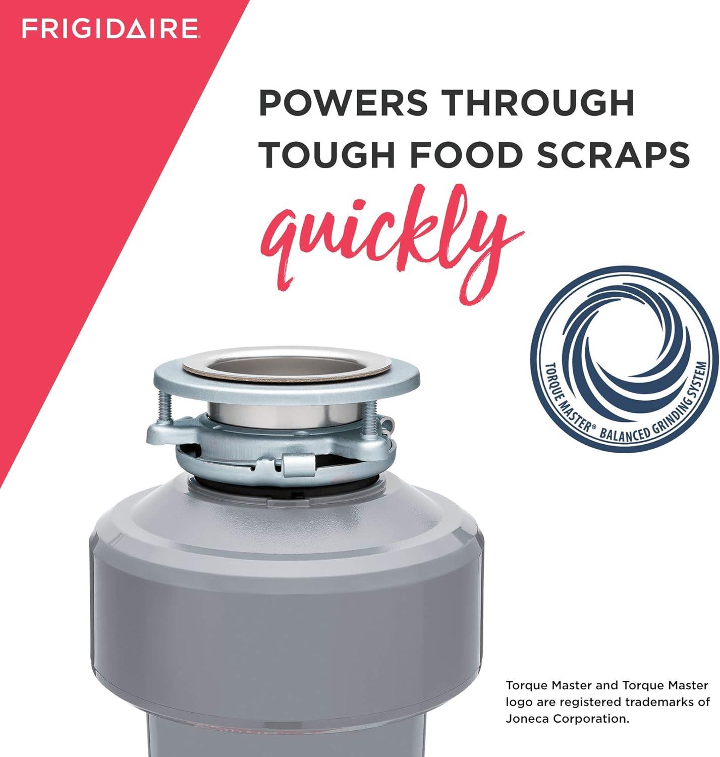 imageFrigidaire 13 HP Corded Garbage Disposal for Kitchen Sinks  FF03DISPC134 HP