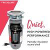 Frigidaire 1/3 HP Corded Garbage Disposal for Kitchen Sinks | FF03DISPC1(0.5 HP)