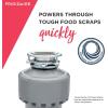 Frigidaire 1/3 HP Corded Garbage Disposal for Kitchen Sinks | FF03DISPC1(1.25 HP)
