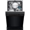 FRIGIDAIRE 18 in. ADA Compact Front Control Dishwasher in Stainless Steel with Dual Spray Arms, 52 dBA, includes room-of-choice delivery(Black)