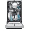 FRIGIDAIRE 18 in. ADA Compact Front Control Dishwasher in Stainless Steel with Dual Spray Arms, 52 dBA, includes room-of-choice delivery(Silver)
