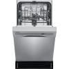 FRIGIDAIRE 18 in. ADA Compact Front Control Dishwasher in Stainless Steel with Dual Spray Arms, 52 dBA, includes room-of-choice delivery(Silver)