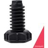 Frigidaire 216396900 Adjustable Foot Leveling Leg for Freezers, Black