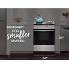 Frigidaire 24 in. 1.9 Cu. Ft. Electric Range in Stainless Steel with Hidden Bake, ADA Compliant(Stainless Steel)