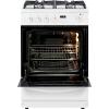 Frigidaire 24 in. 1.9 Cu. Ft. Gas Range in Stainless Steel with Continuous Cast Iron Grates, ADA Compliant(White)