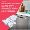 Frigidaire 154574401 Detergent and Rinse Aid Dispenser for Dishwashers, White