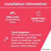 Frigidaire 241688601 Door Insulation for Refrigerators, White