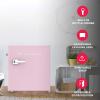 Frigidaire Coral EFR176- AMZ EFR176 Retro Mini Refrigerator-Energy Saving-Adjustable Thermostat Control-Side Mounted Bottle Opener-Ideal for for Dorm, Office, RV, Garage, Apartment 1.6 Cubic Feet(Pink)