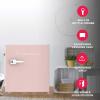 Frigidaire Coral EFR176- AMZ EFR176 Retro Mini Refrigerator-Energy Saving-Adjustable Thermostat Control-Side Mounted Bottle Opener-Ideal for for Dorm, Office, RV, Garage, Apartment 1.6 Cubic Feet(CORAL)