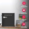 Frigidaire Coral EFR176- AMZ EFR176 Retro Mini Refrigerator-Energy Saving-Adjustable Thermostat Control-Side Mounted Bottle Opener-Ideal for for Dorm, Office, RV, Garage, Apartment 1.6 Cubic Feet(Black)