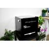 Frigidaire Coral EFR176- AMZ EFR176 Retro Mini Refrigerator-Energy Saving-Adjustable Thermostat Control-Side Mounted Bottle Opener-Ideal for for Dorm, Office, RV, Garage, Apartment 1.6 Cubic Feet(Black)