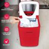 Frigidaire EFIC108-Blue Compact Ice Maker, Counter-top Portable, 26 lb per Day, Blue(Red)