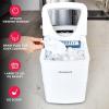 Frigidaire EFIC108-Blue Compact Ice Maker, Counter-top Portable, 26 lb per Day, Blue(White)