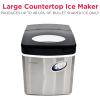 Frigidaire EFIC115 Extra Large Ice Maker, Stainless Steel, 48 lbs per Day(48 lbs of Ice per day)