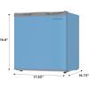 Frigidaire EFR115-RED 1.6 Cu Ft Compact Fridge for Office, Dorm Room, Mancave or RV, Red(Blue)
