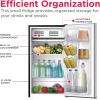 Frigidaire EFR323 3.2 cu ft Compact Fridge, Mini Refrigerator, Stainless Steel, Platinum Series(3.2 cu ft)