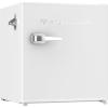 Frigidaire Coral EFR176- AMZ EFR176 Retro Mini Refrigerator-Energy Saving-Adjustable Thermostat Control-Side Mounted Bottle Opener-Ideal for for Dorm, Office, RV, Garage, Apartment 1.6 Cubic Feet(White)