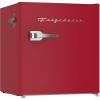 Frigidaire Coral EFR176- AMZ EFR176 Retro Mini Refrigerator-Energy Saving-Adjustable Thermostat Control-Side Mounted Bottle Opener-Ideal for for Dorm, Office, RV, Garage, Apartment 1.6 Cubic Feet(Red)