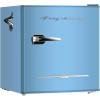 Frigidaire Coral EFR176- AMZ EFR176 Retro Mini Refrigerator-Energy Saving-Adjustable Thermostat Control-Side Mounted Bottle Opener-Ideal for for Dorm, Office, RV, Garage, Apartment 1.6 Cubic Feet(Blue)