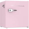 Frigidaire Coral EFR176- AMZ EFR176 Retro Mini Refrigerator-Energy Saving-Adjustable Thermostat Control-Side Mounted Bottle Opener-Ideal for for Dorm, Office, RV, Garage, Apartment 1.6 Cubic Feet(Pink)
