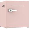 Frigidaire Coral EFR176- AMZ EFR176 Retro Mini Refrigerator-Energy Saving-Adjustable Thermostat Control-Side Mounted Bottle Opener-Ideal for for Dorm, Office, RV, Garage, Apartment 1.6 Cubic Feet(CORAL)