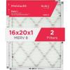 Frigidaire PureAir® 20x25x1 MERV 11 Prem Allergen Electrostatic Pleated Air Conditioner HVAC AC Furnace Filters – 6 Pack (exact dimensions 19.81 X 24.81 X 0.81)(16 x 20 x 1)