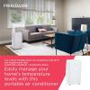 Frigidaire 4-in-1 Smart Portable Room Air Conditioner with Wi-Fi & Supplemental Heat 14,000 BTU (ASHRAE) / 10,000 BTU (DOE), Cools Up to 700 Sq. Ft., Quiet Operation, White