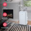 Frigidaire Gallery 3-in-1 Smart Inverter Portable Room Air Conditioner with Wi-Fi & Air Quality Monitoring 14,000 BTU (ASHRAE) / 10,500 BTU (DOE), Cools Up to 700 Sq. Ft., Ultra Quiet, White