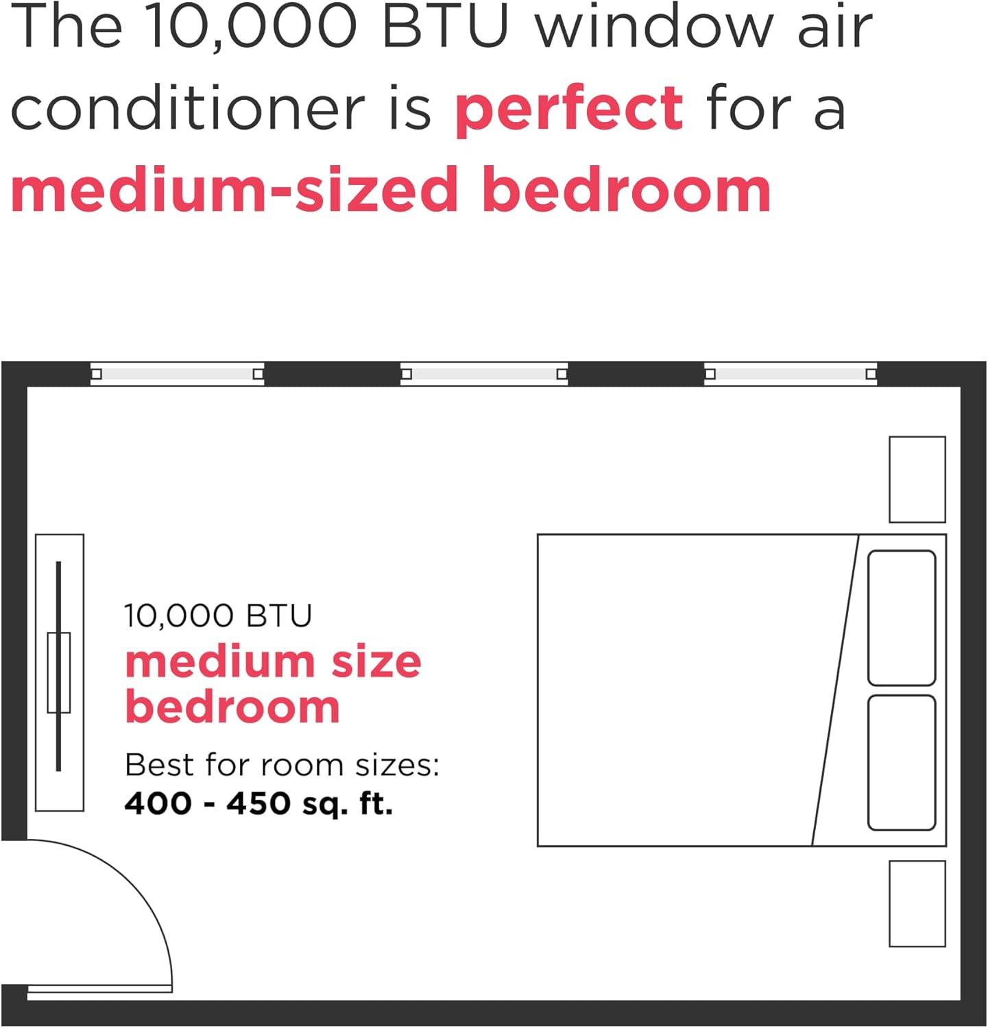 imageFrigidaire 14000 BTU Smart Inverter Window Air Conditioner with WiFi and Energy Star Certification Cools Up to 700 Sq Ft Ultra Quiet Operation White10 000 BTU