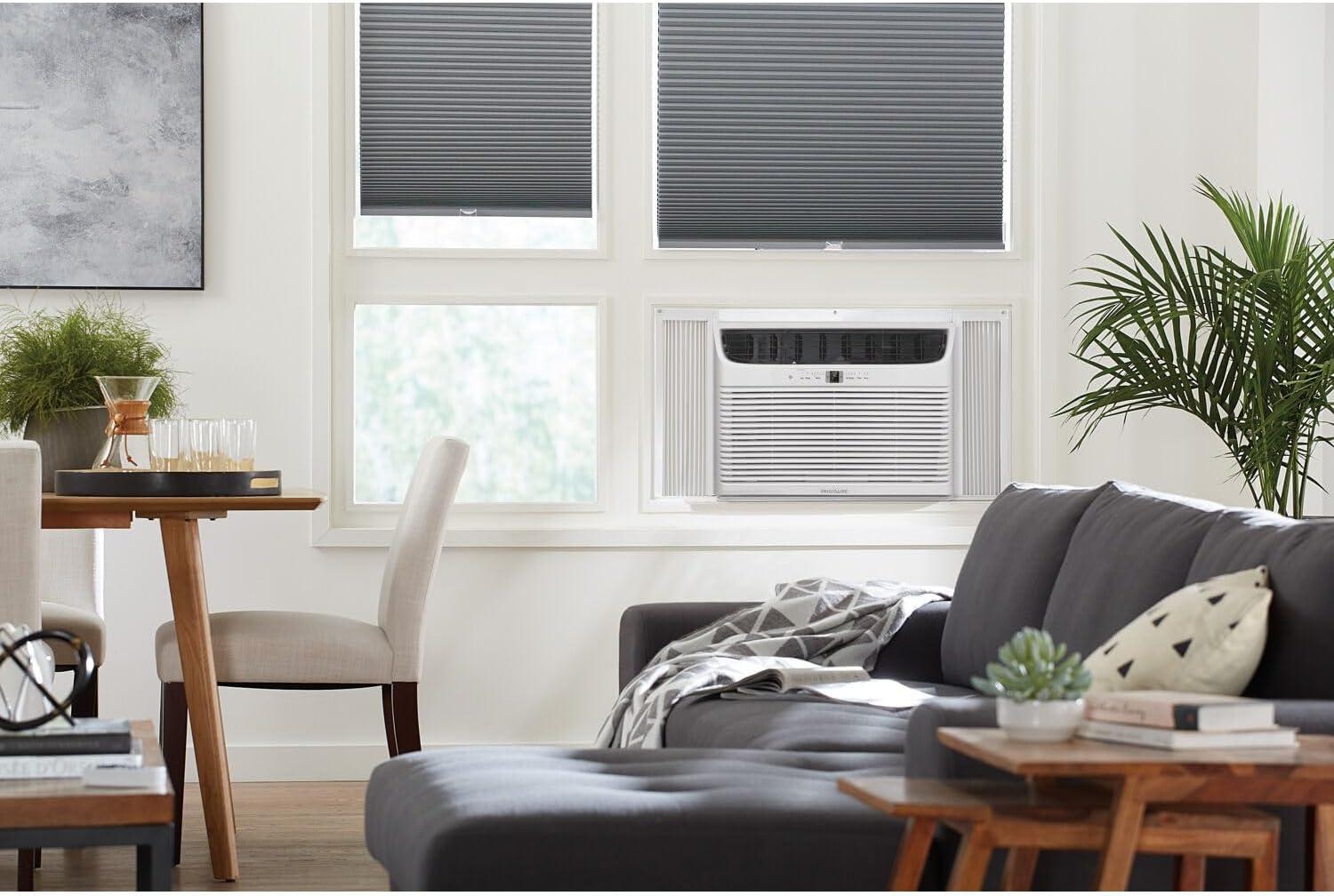 imageFrigidaire 14000 BTU Smart Inverter Window Air Conditioner with WiFi and Energy Star Certification Cools Up to 700 Sq Ft Ultra Quiet Operation White23000 BTU