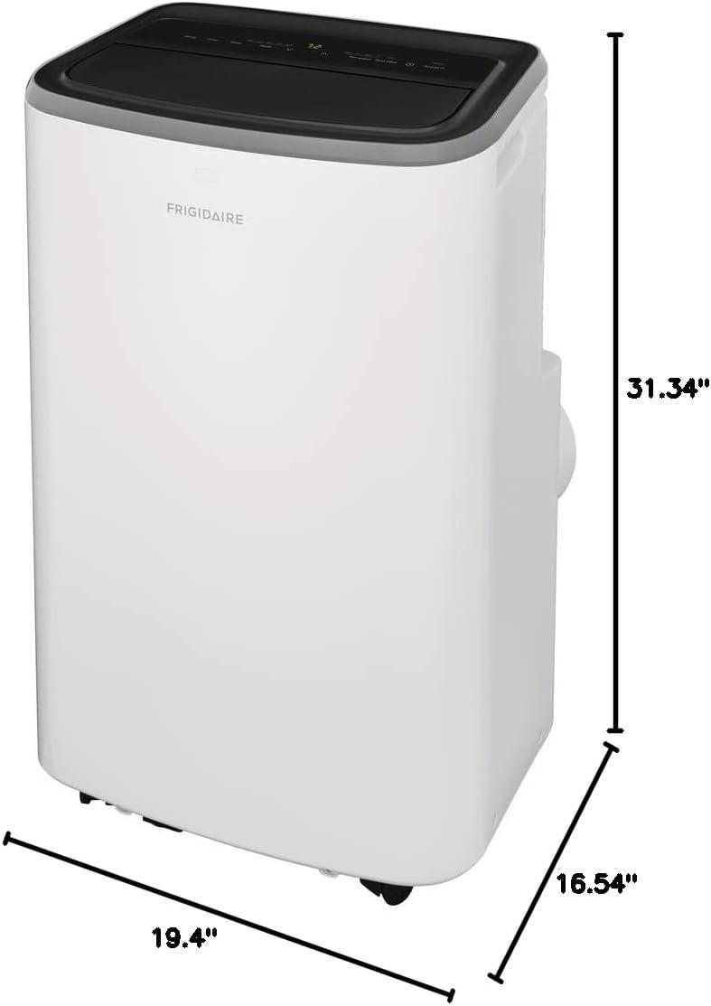imageFrigidaire 3in1 Smart Portable Room Air Conditioner with WiFi 12000 BTU Ashrae 8000 BTU DOE Cools Up to 550 Sq Ft Quiet Operation WhiteAC Only