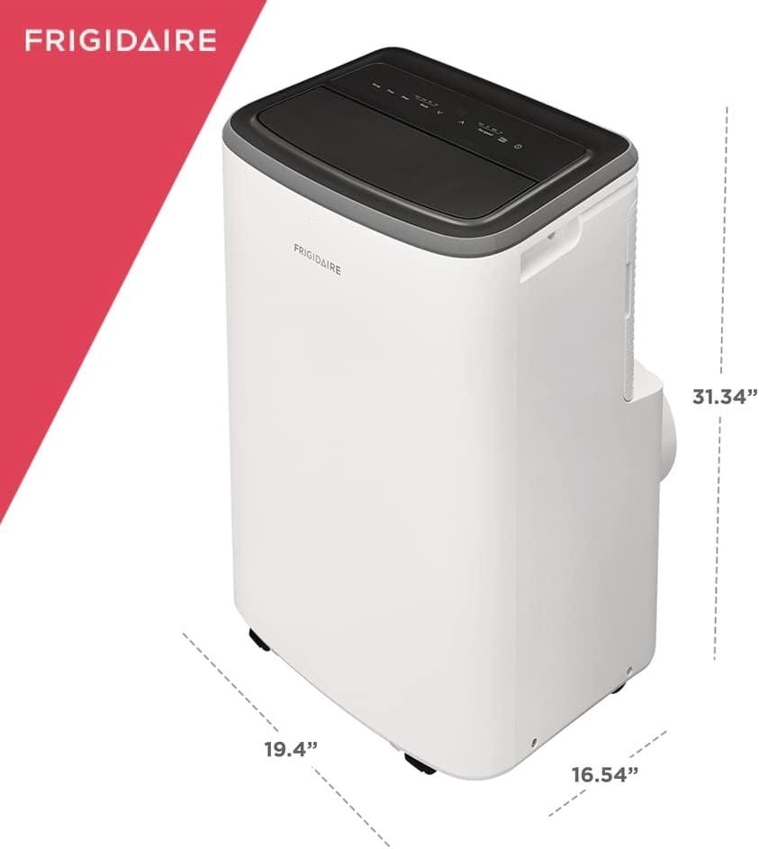 imageFrigidaire 3in1 Smart Portable Room Air Conditioner with WiFi 12000 BTU Ashrae 8000 BTU DOE Cools Up to 550 Sq Ft Quiet Operation WhiteAC Only