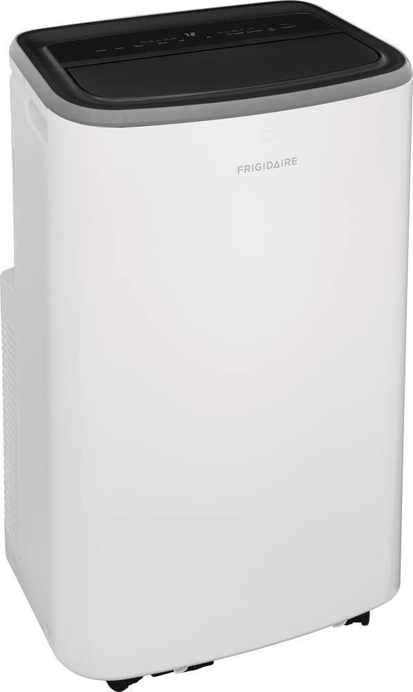 imageFrigidaire FHPW142AC1 Portable Air Conditioner 14K BTU ASHRAE 10K BTU DOE with MultiSpeed FanDehumidifier ModeBuiltin Air IonizerWashable FilterWorks with AlexaWiFi Connected in White