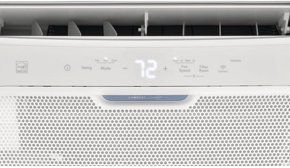 imageFrigidaire GHWQ103WC1 Inverter Quiet Temp Room Air Conditioner 10000 BTU with WiFi Connected Works with Alexa Energy Star Certified EasytoClean Washable Filter in White10 000 BTU