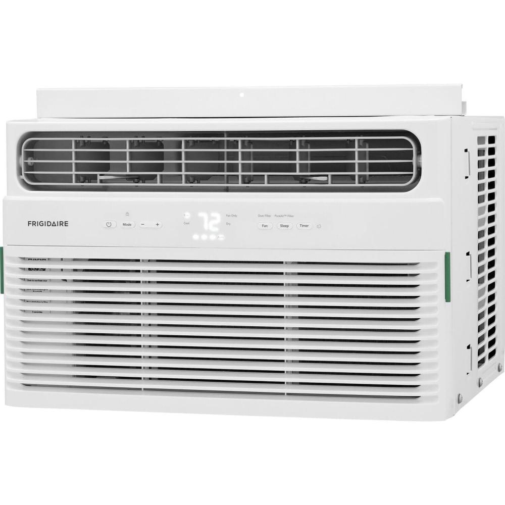 imageFrigidaire 8000 BTU Window Air Conditioner ampamp Dehumidifier 115V Cools up to 350 Sq Ft for Apartment Dorm Room ampamp SmallMedium Rooms with Remote Control Programmable Timer and Sleep Mode White